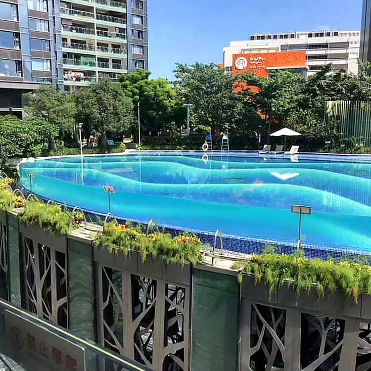 Professional manufacturer acrylic swimming pool for sale, Leyu plastic thick pmma acrylic sheetfor home swimming pool design