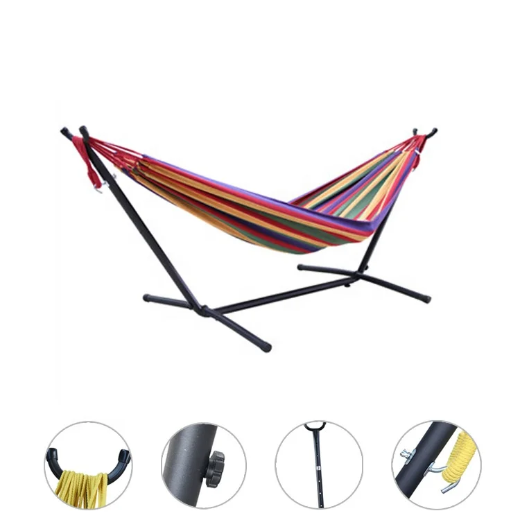 Гамак-подставка для кемпинга макс. 330 фунтов хлопок цветной под заказ гамак с подставкой