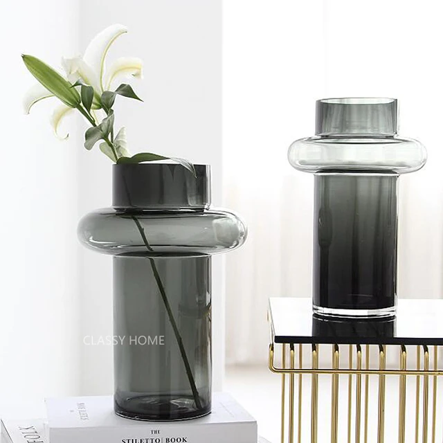 
Nordic Creative Small Waist Geometric Terrarium Flower Arrangement Glass Vase Home Decoration 