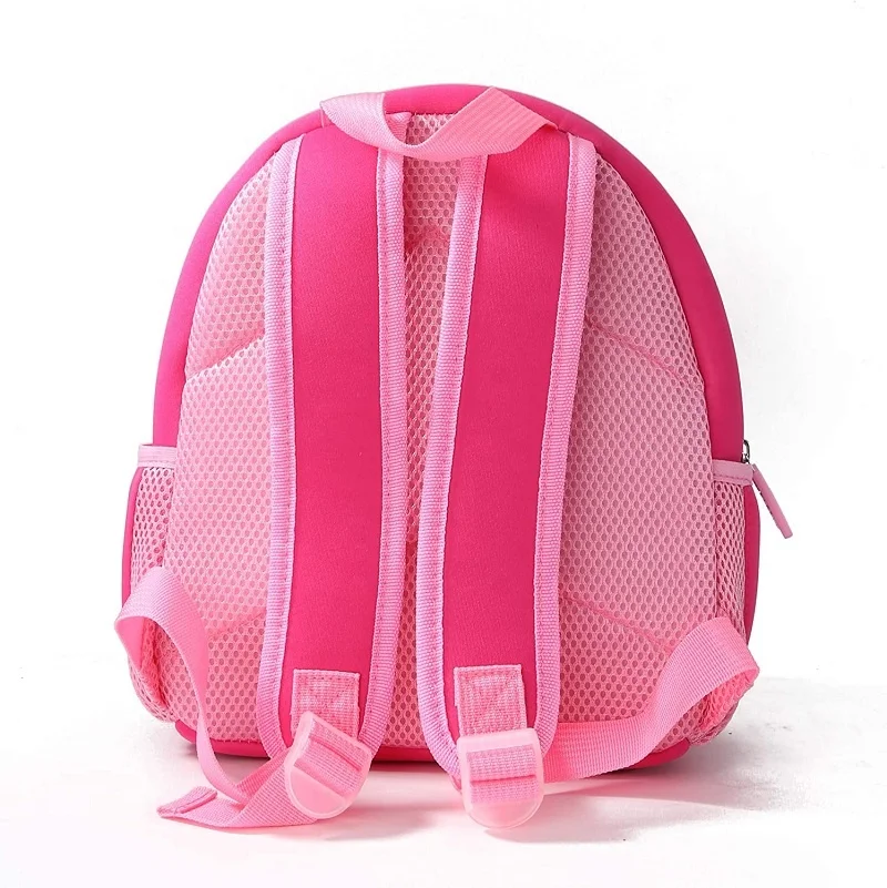 Girls Back Bags 3D Cute Cartoon Bird Neoprene Kindergarten School Bag Backpacks for School Children Cotton Waterproof Polyester