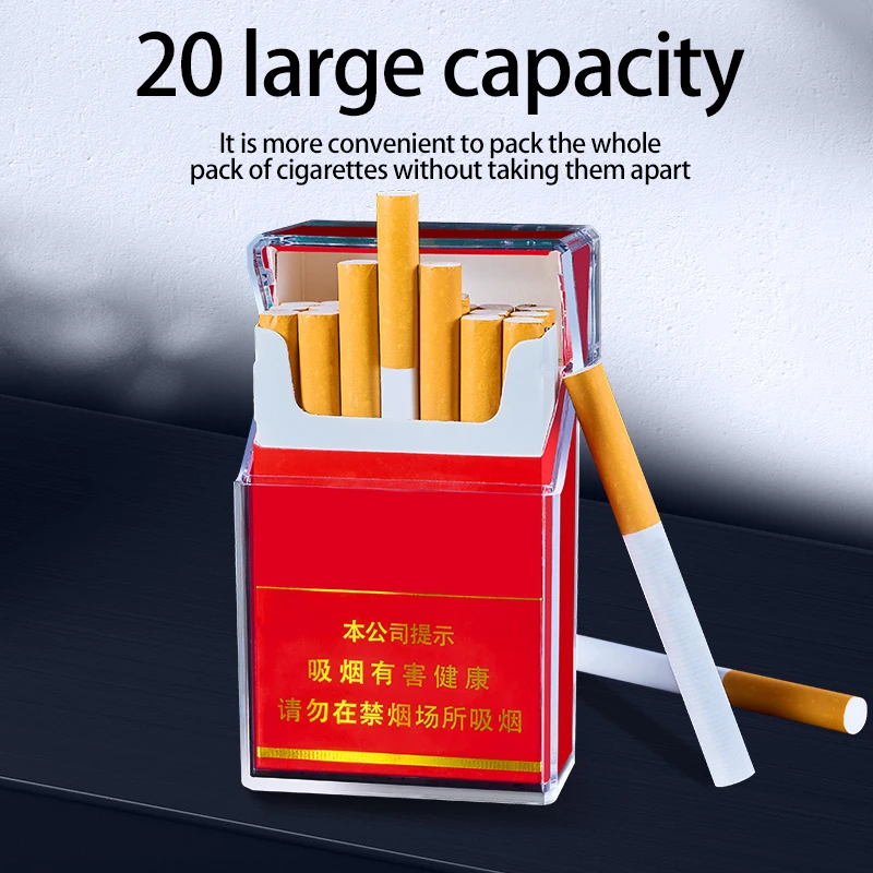 COOL COLORFUL LIGHTS CIGARETTE CASE WITH LIGHTER  AUTO-CASE , IGNITION AND STORAGE  CIGARETTE CASE