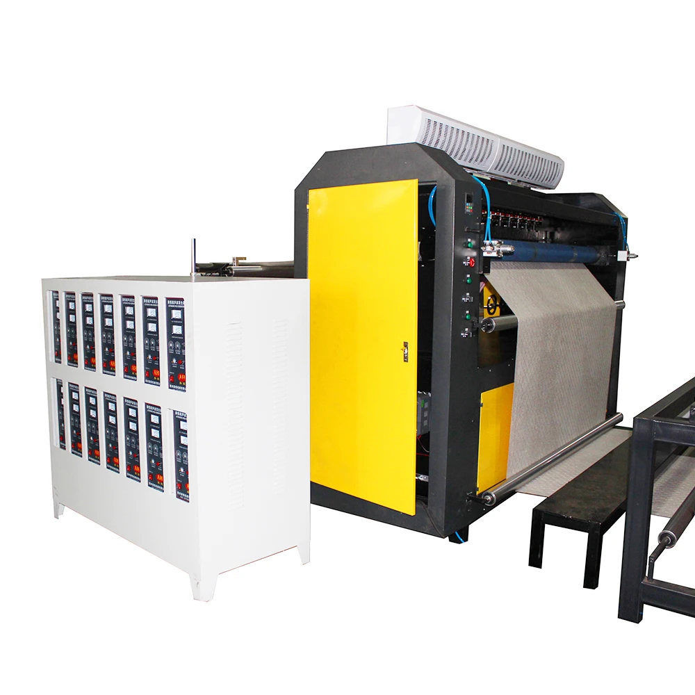 Good Quality low processing loss laminated bonding plastic film ultrasonic computerized quilting machine//