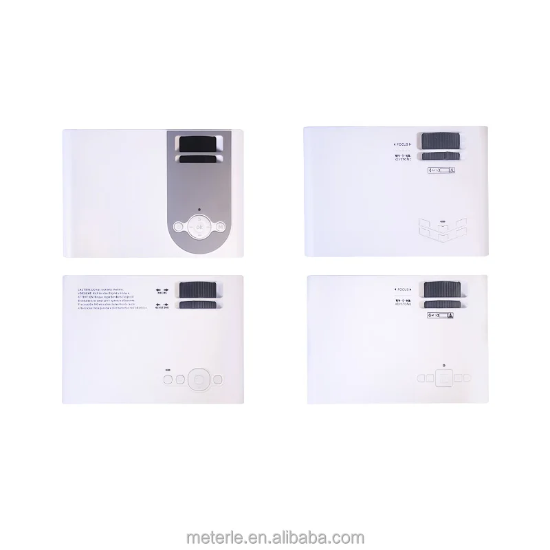 Mini Projector Naitve 720P Support Full 1080P Display and 120' Large Screen Portable Video Projector