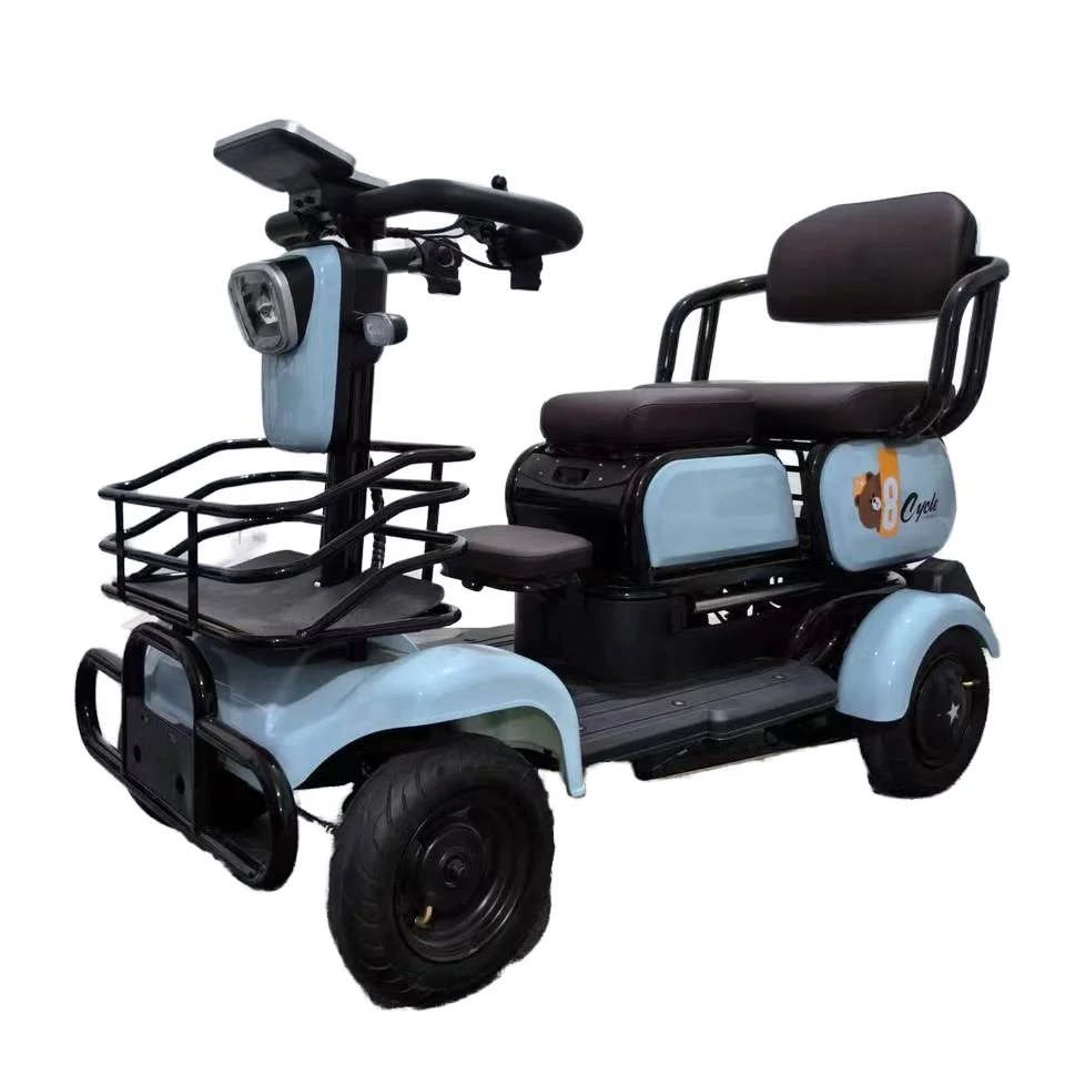 800W motor electric four-wheeler red electric four-wheeler small size suitable for the elderly electric four-wheeler