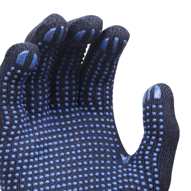 XINGYU General Purpose Cheap Anti-slip Cotton Knitted Gloves Work Cotton PVC Dot Safety Hand Gloves