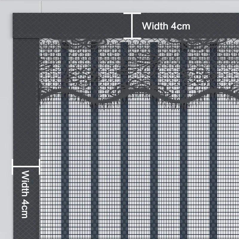 Wholesale Hands-Free Magnetic Summer Mosquito Resistant Curtains Auto Close Magnetic Door Curtains For Home Use Curtains