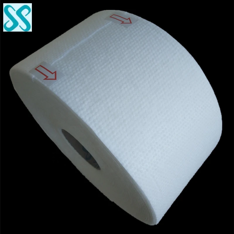 [FACTORY]  Economic spunlace roll spunlace nonwoven fabric 40g raw material for baby wipes