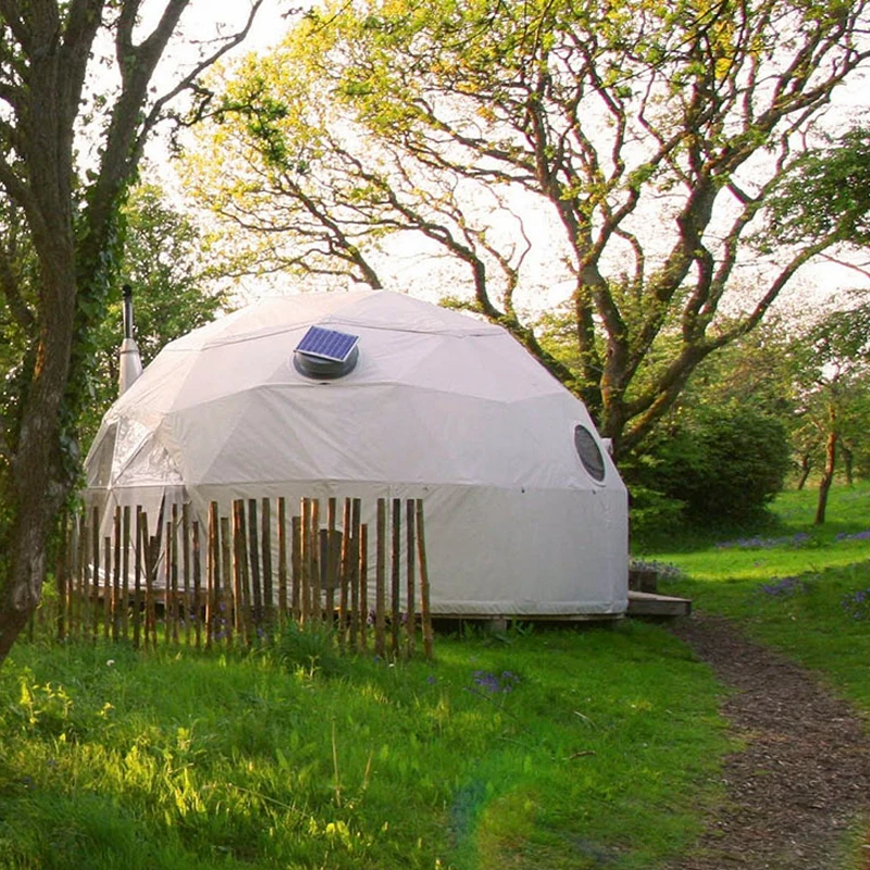 Outdoor Summer Round Shelter PVC Geodesic Dome Camping Tent Garden Igloo
