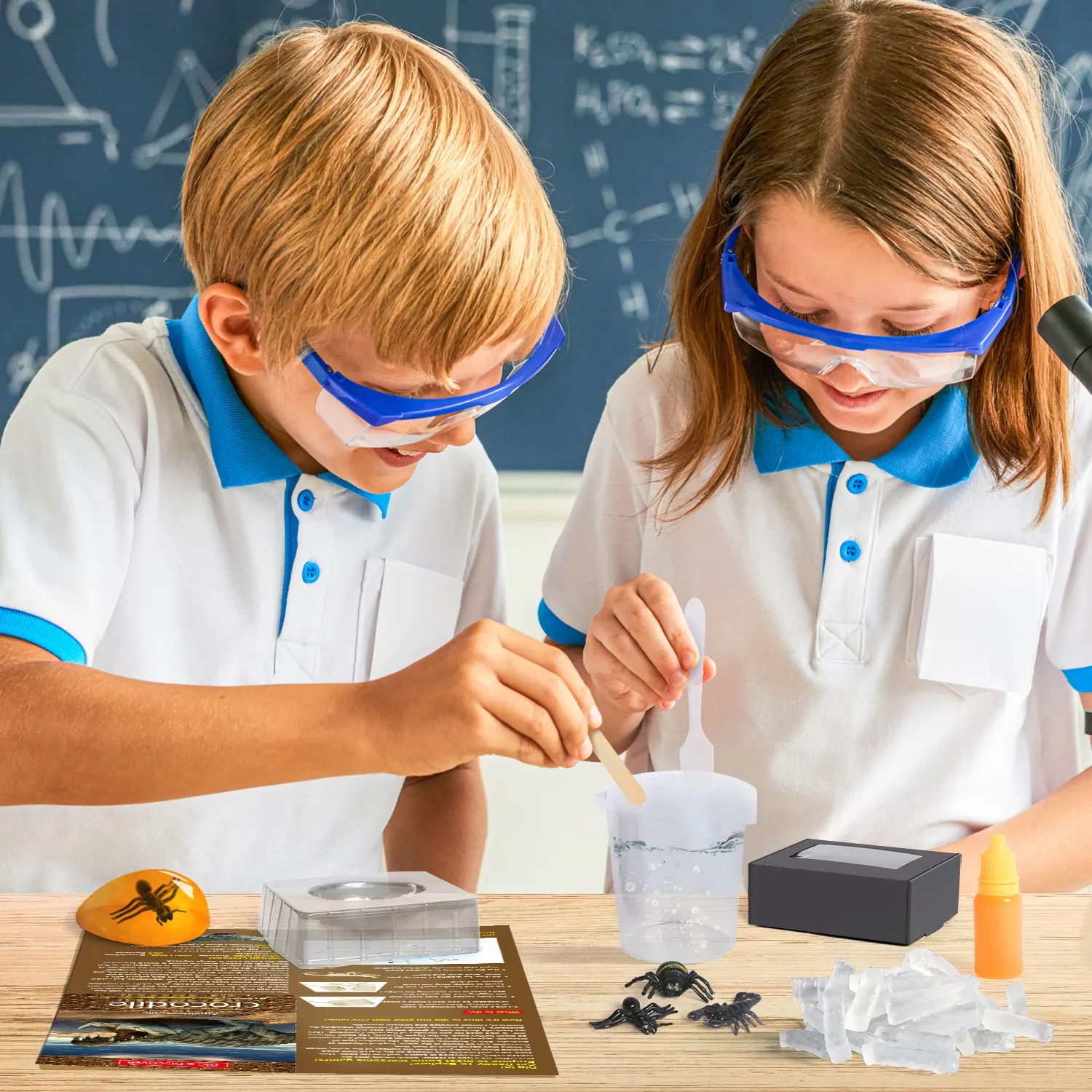 Wholesale Customize Logo science experiment toys amber soap Craft making Kit kids educational toys