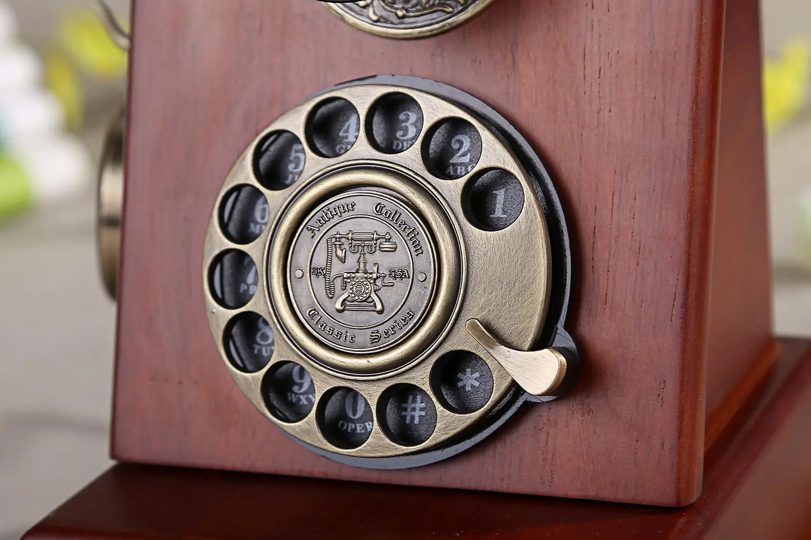 
Antique Phone 1882TN The FR RENCH BERLINERotary Dial Retro Phone Old Fashion Phone 