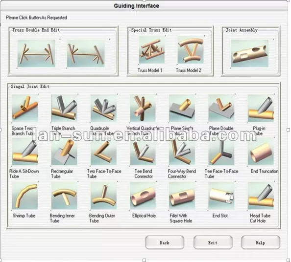 LANCNC Portable Plasma Pipe Tube Cutting Machine, Pipe Tube Cutting Full Graphics Intersecting Line Cutter Machine