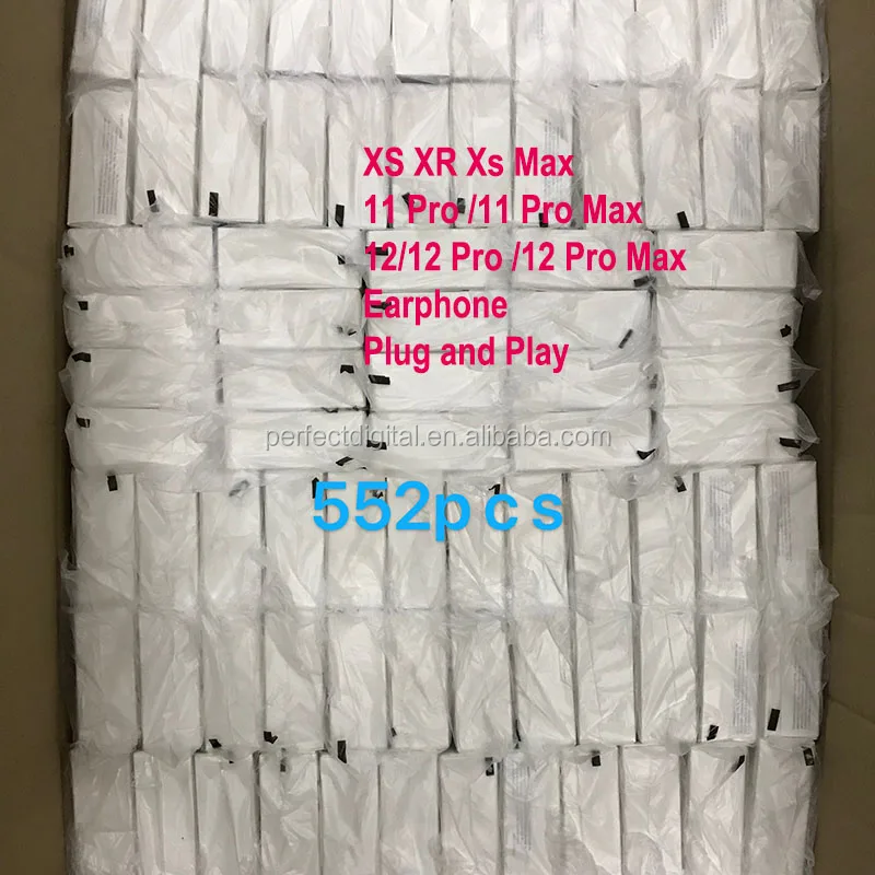 Оригинальные наушники-вкладыши MMTN2 для iPhone 12 13 Pro Max гарнитура 7 8X11