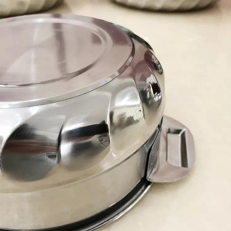 4pcs all steel cooking pot stainless steel cookware sets