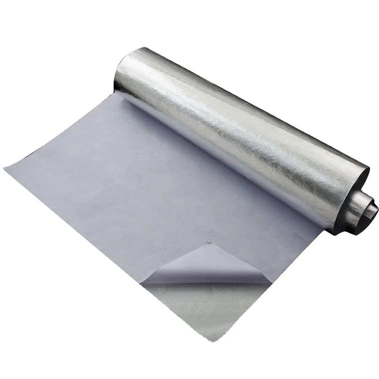 Aluminum foil non woven fiberglass thermal insulation rolls for roof