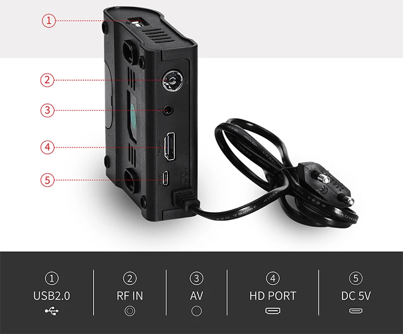  Full HD 1080P terrestial цифровой приемник dvb T2 Wi-Fi HEVC H.265 dvbt2 декодер IP dvb-t2 c Декодер каналов кабельного телевидения компьютерной приставки к телевизору телевидение