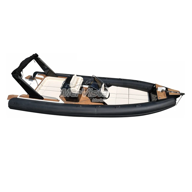 28ft 16 person ce certificate pvc hypalon orca fiber RIB860 Inflatable RIB Boats with Cabin