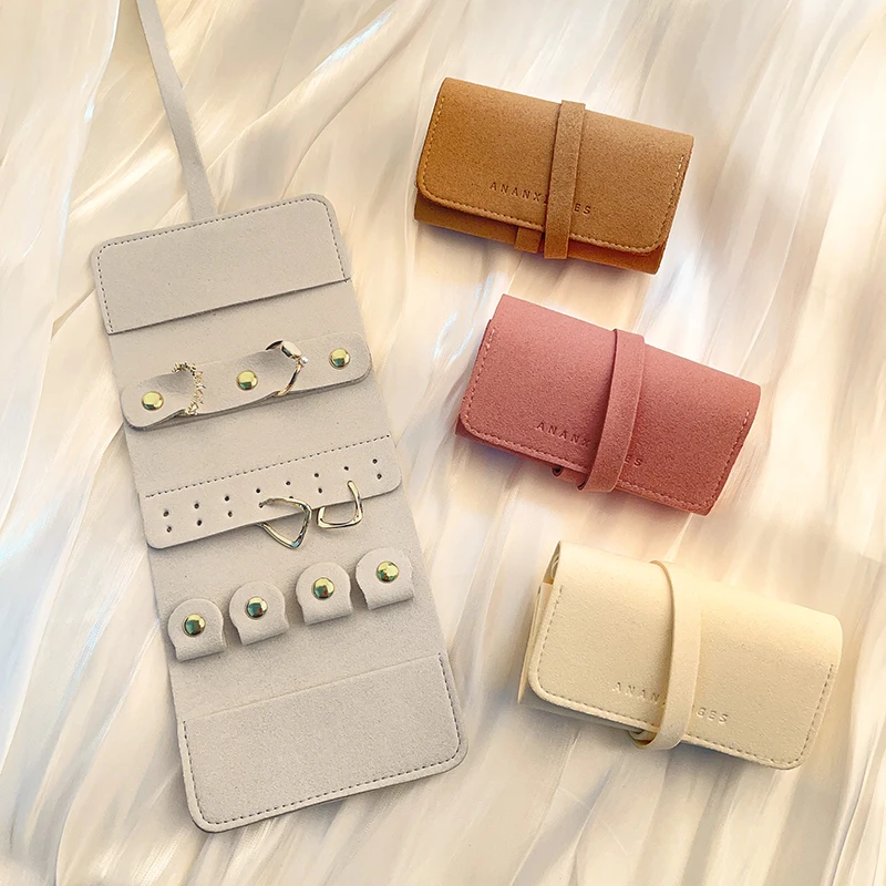 Most popular jewelry packaging Hot selling custom jewelry pouch bag for rings & pendants earing display necklace hanger