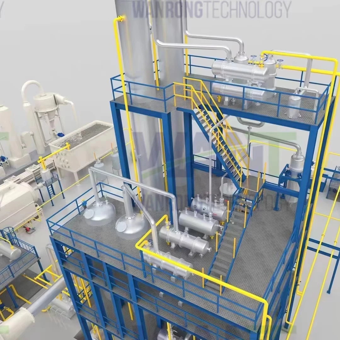 Экологическая защита непрерывного типа сырого нефтяного масла отработанного моторного переработанного оборудование для перегонки нефтеперерабатывающего завода