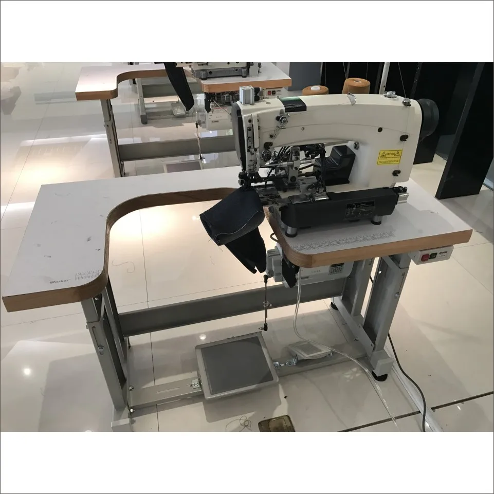 Chain stitch automatic t-shirt jean bottom hemming sewing machine