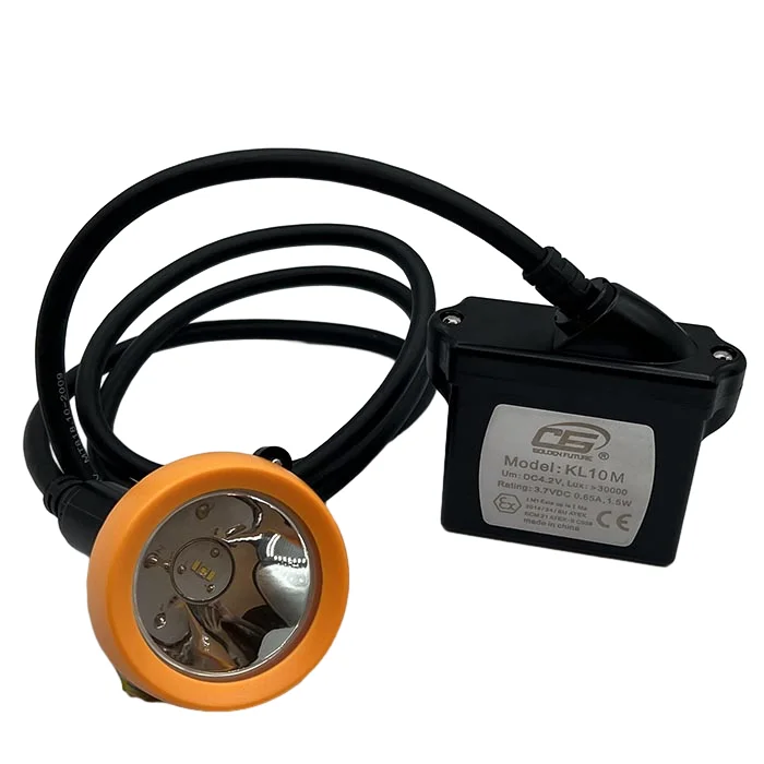 High Power 25000Lux KL10M Miner Lamp LED Mining Flashlight Rechargeable Head Lamp For Miner