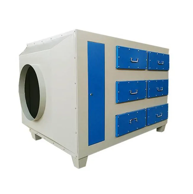 industrial air filter VOCs treatment activated carbon absorption box catalytic combustion equipment