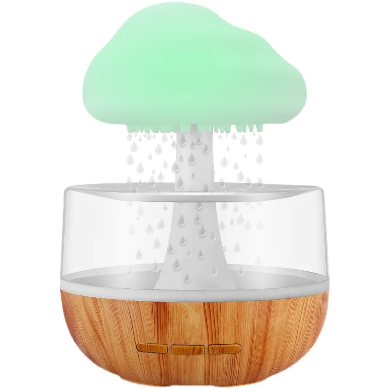 2022 2023 New Design Raining Cloud Humidifier 400 ML Colorful Cloud Humidifier with Water Drop for Christmas Gift