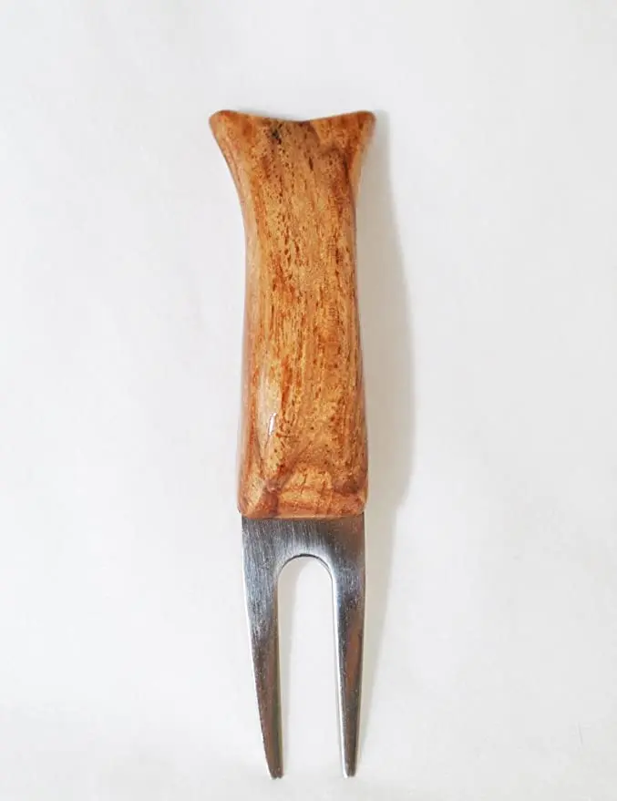 OEM/ODM manufacturer golf pitch fork wooden golf divot tool