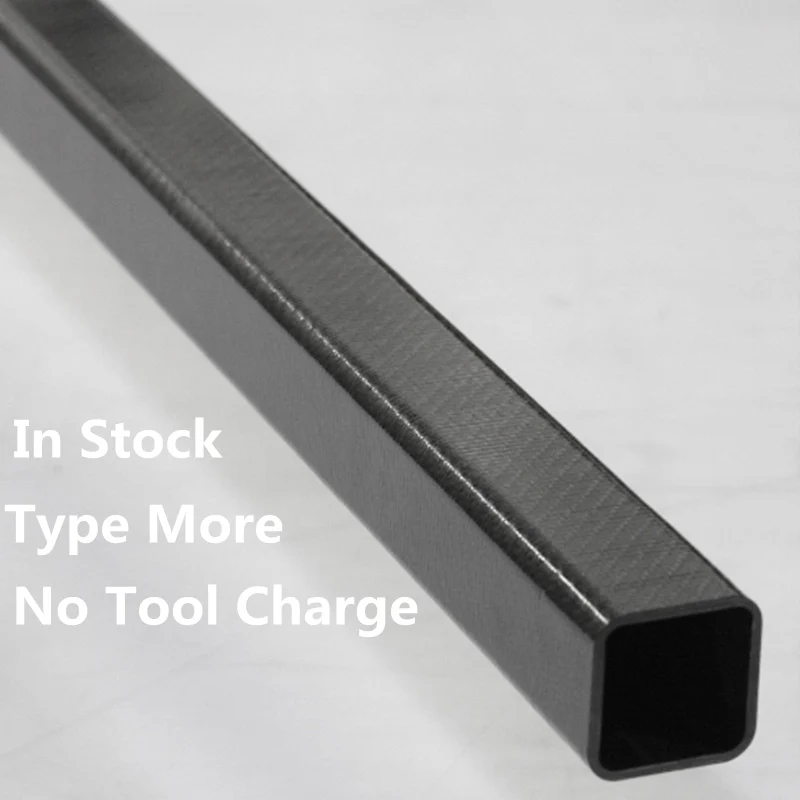 3k plain twill carbon fiber rectangular tube