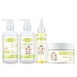 OEM/ODM без разрыва тела Аминокислотный шампунь для мытья массажное масло для ухода органический лосьон для малышей шампунь для малышей набор для ухода за кожей ребенка