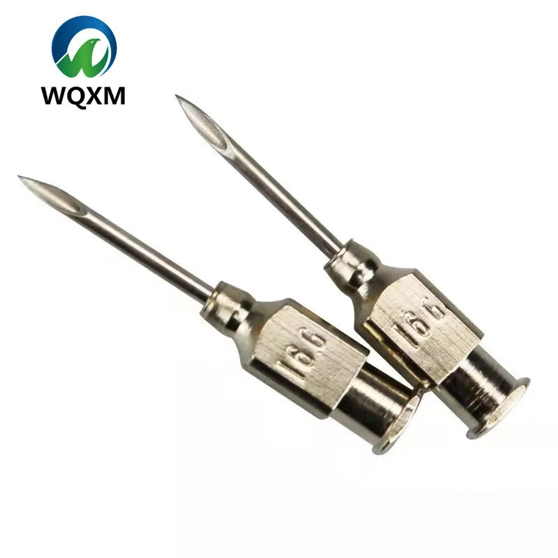 
High Quality Injector Needles Poultry Livestock Metal Vaccination Needles Veterinary Stainless Steel Surgical Injection Needles 