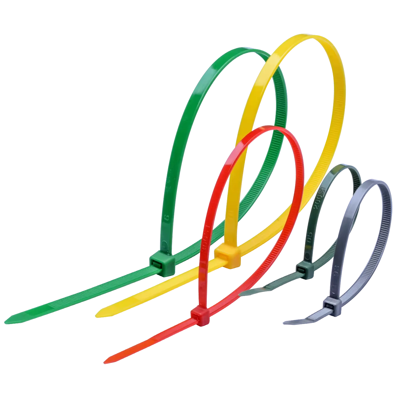 Factory Price  Nylon66 PA66 Self-Locking Cable Zip Ties 3.6*200mm Plastic Cable Wire Ties