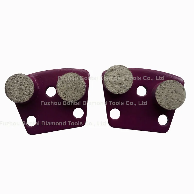 High Quality Bontai magnet grinding shoes with double round diamond segments metal disc