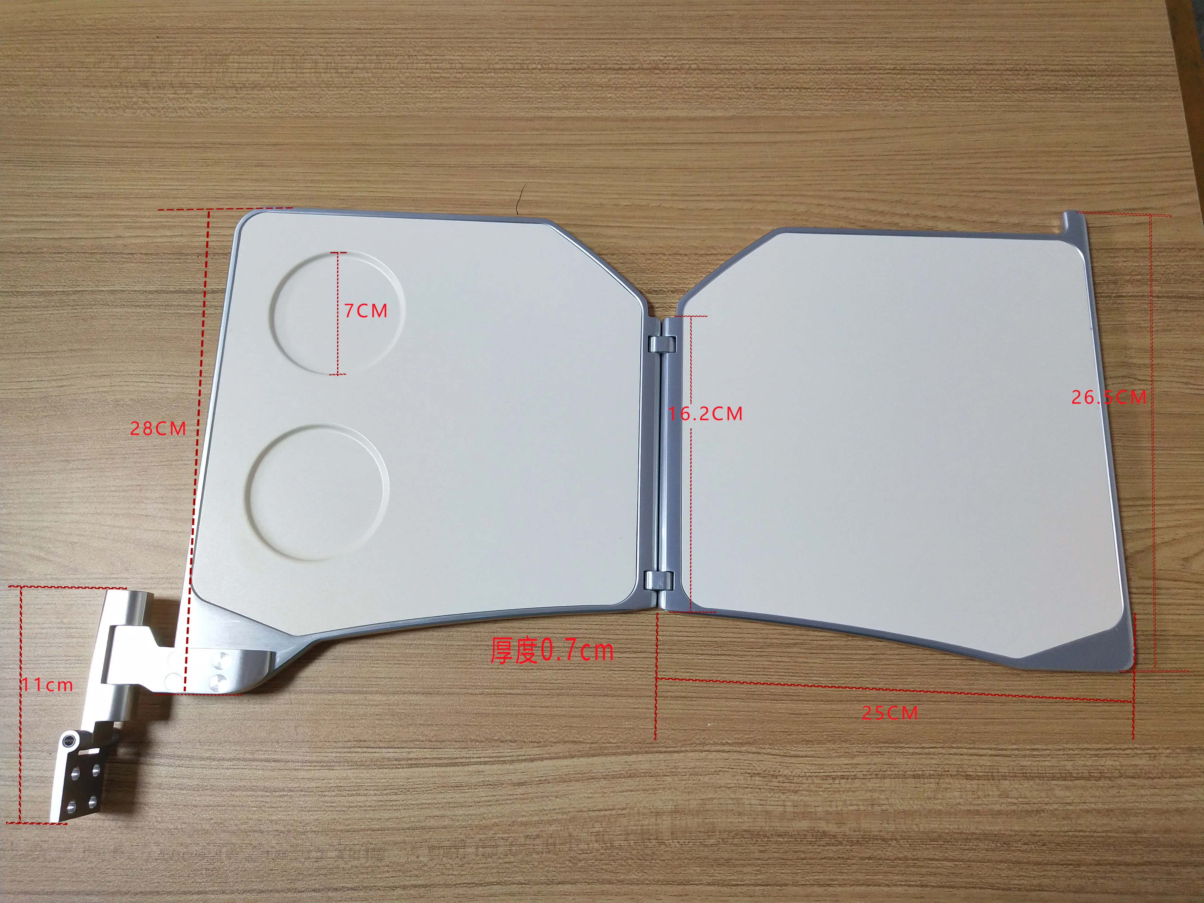New autor design seat foldable table interior accessories