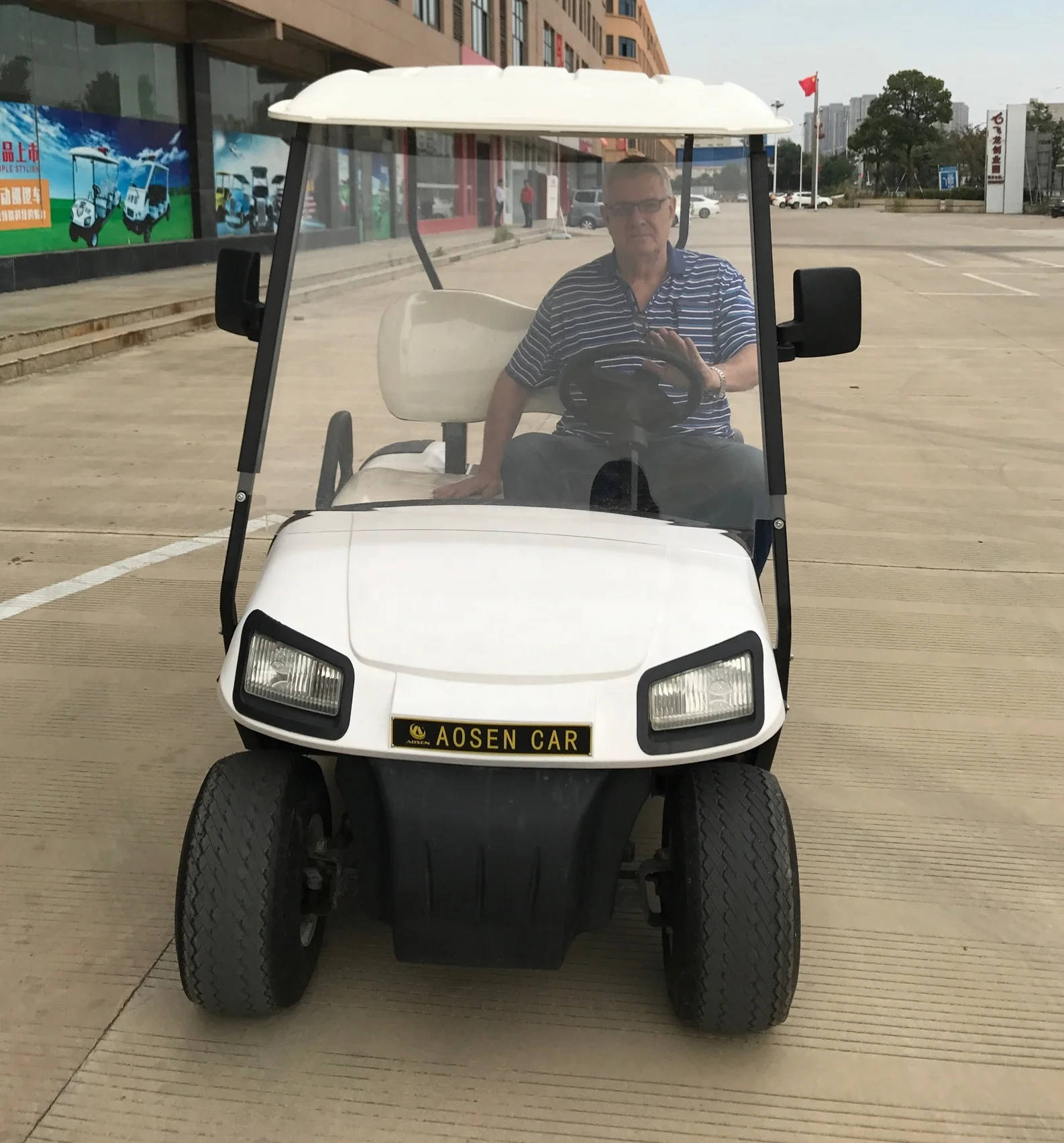 Chinese Manufacture Supply  Powerful 2 Seater Gas Golf Cart For Sale