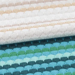 Настраиваемый полиэстер вискоза спандекс для платья Одежда Материал окрашенная пряжа жаккардовая ткань