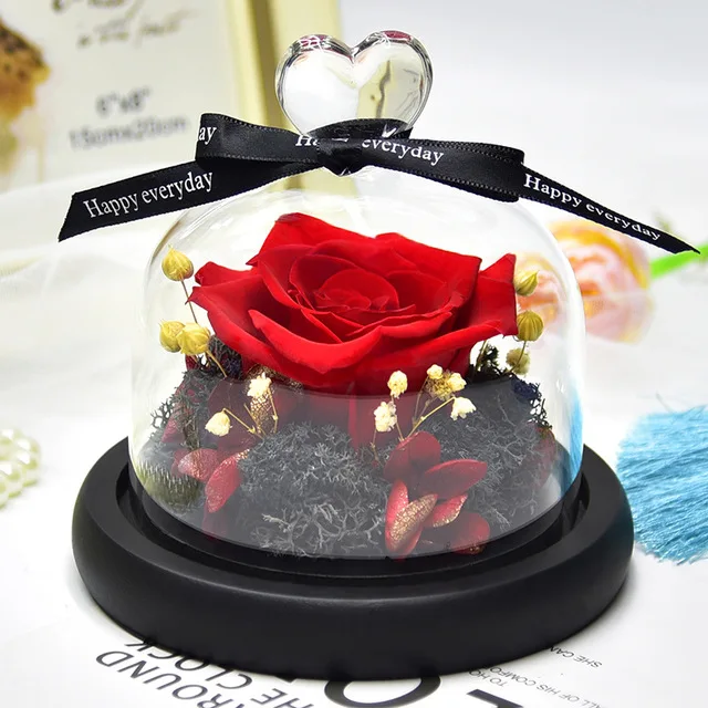 wholesale preserved flower eternal rose dried artificial flowers good price eternal flower gift
