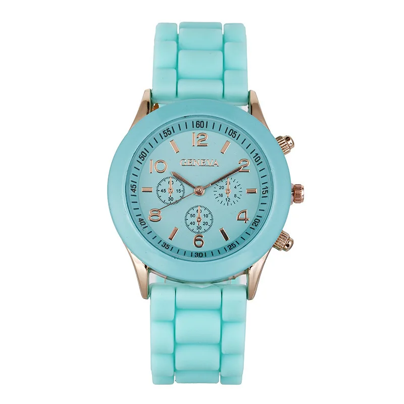 Cheap online shopping  student blue geneva watch quartz women quartz geneva watch vintage geneva ladies watch