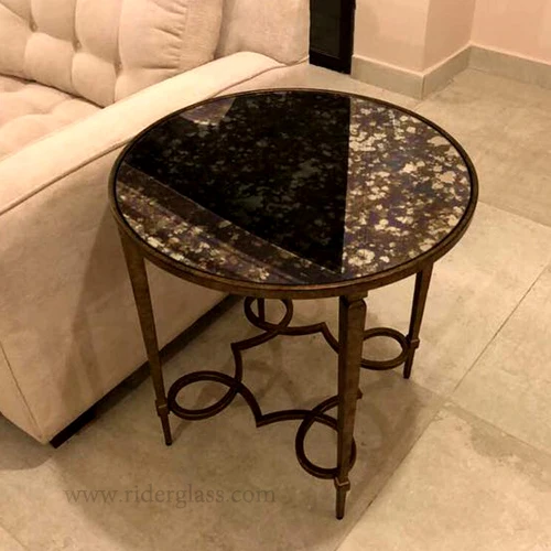 Frameless 4-6mm High Quality Antique Mirror Decorative Art Glass