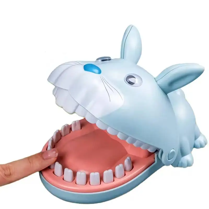 Cartoon design kids educational toys practical joke bite finger toy funny gadgets plastic kids toys dinosaurs