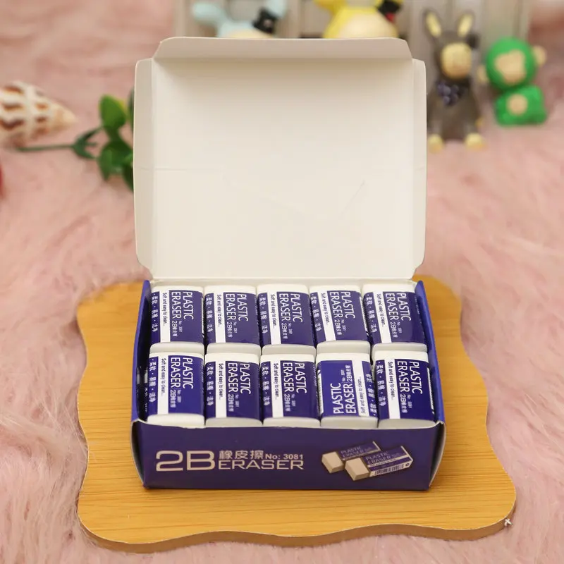 Manufacturers supply 2B pencil white eraser student exam eraser office element art drawing eraser