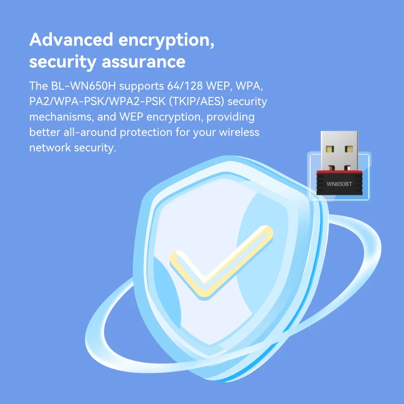 LB-LINK WN650BT USB WIFI AC650 2.4G+5G Dual Band  BT USB Adapter 650mpbs Wifi Dongle  for laptop desktop pc  dvb TV set box