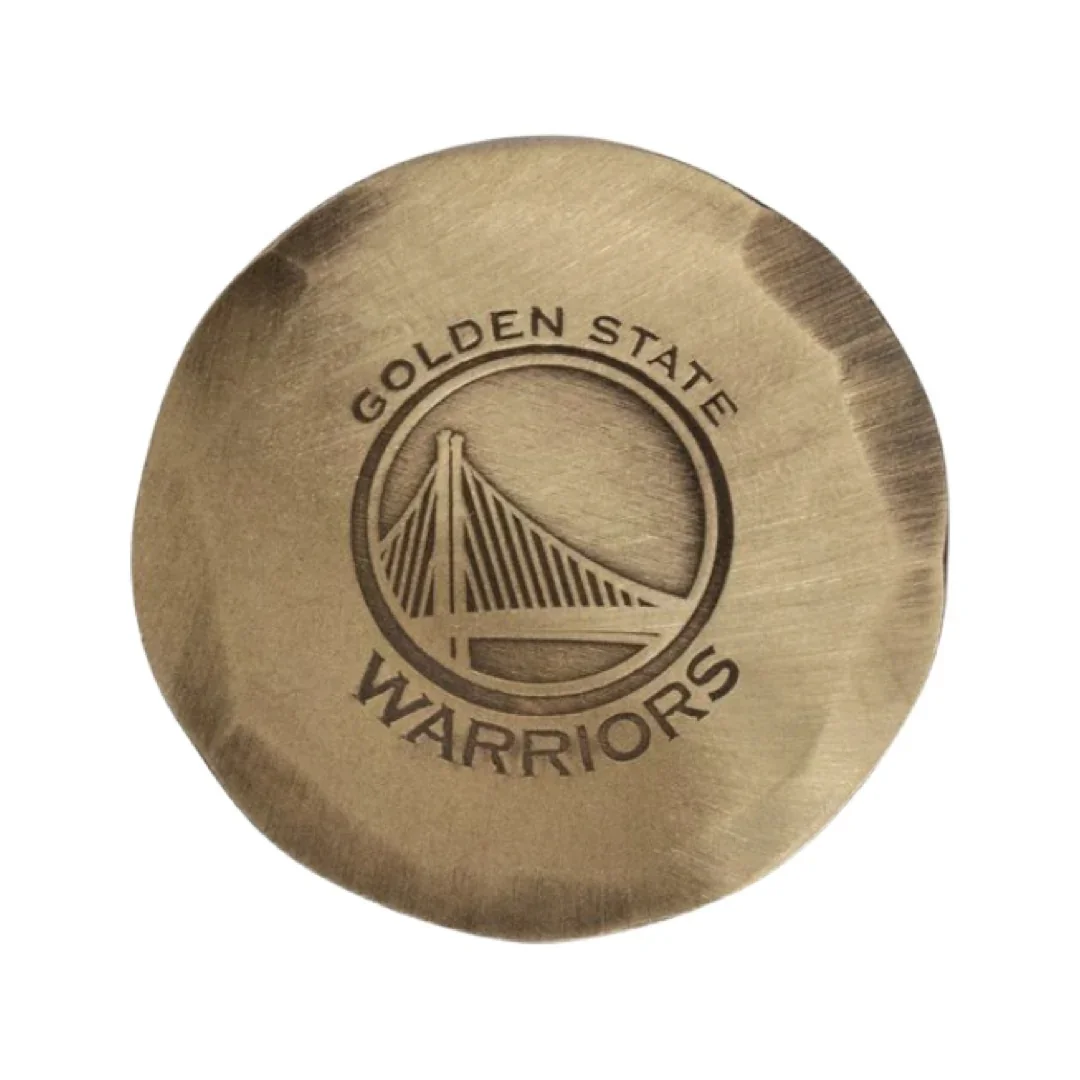 2024 antique nickel stamped logo pure cooper golf club ball marker