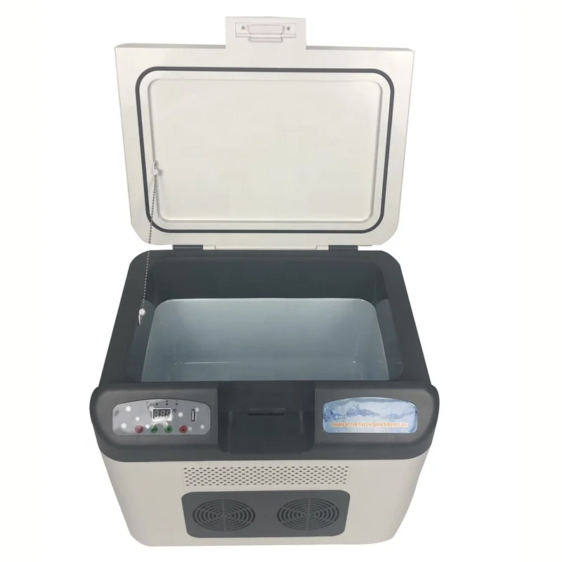 26L Clear mini fridge train car freezer storage car truck refrigerator