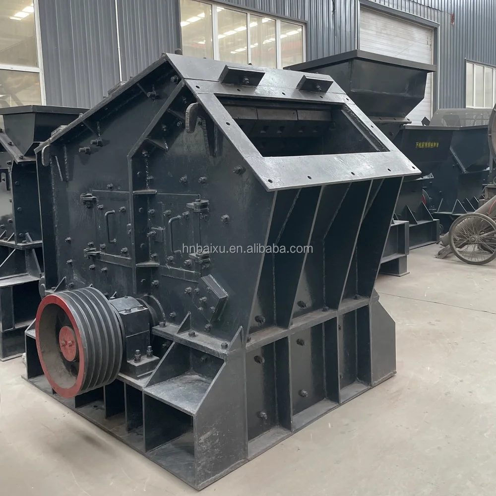 mining machinery 50-100tph basalt limestone aggregate impact crusher stone crushing plant