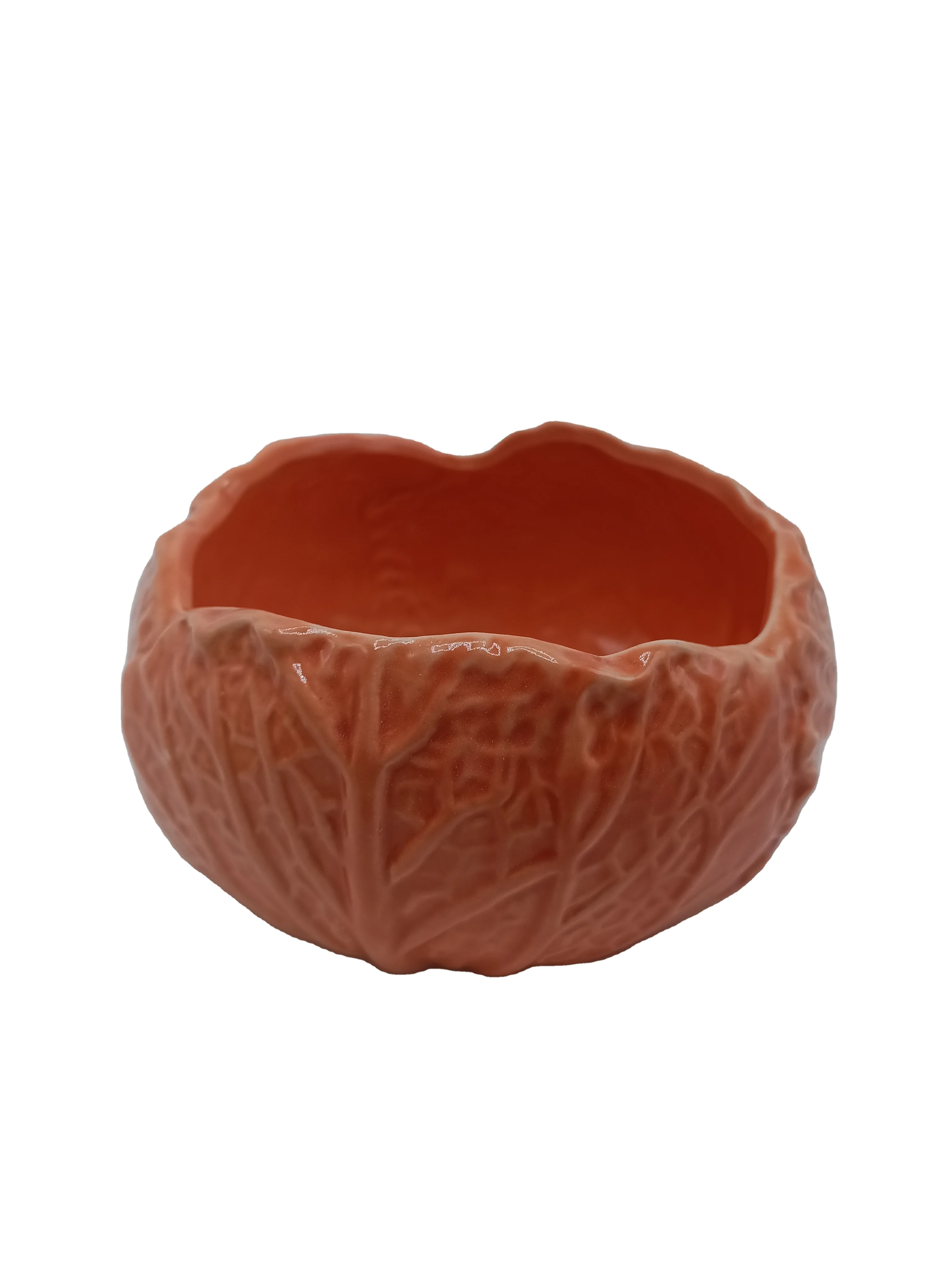 Customized Indoor Modern Simple Ceramic Flower Plant Pot Glazed Cabbage Pattern Pot And Vases For Home Decoration