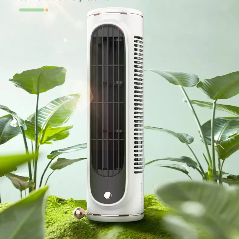 New Arrival Table mini tower Fan Type C Usb Portable Air Cooling Fan Smart Display Touch Desktop Cooler for office circulation