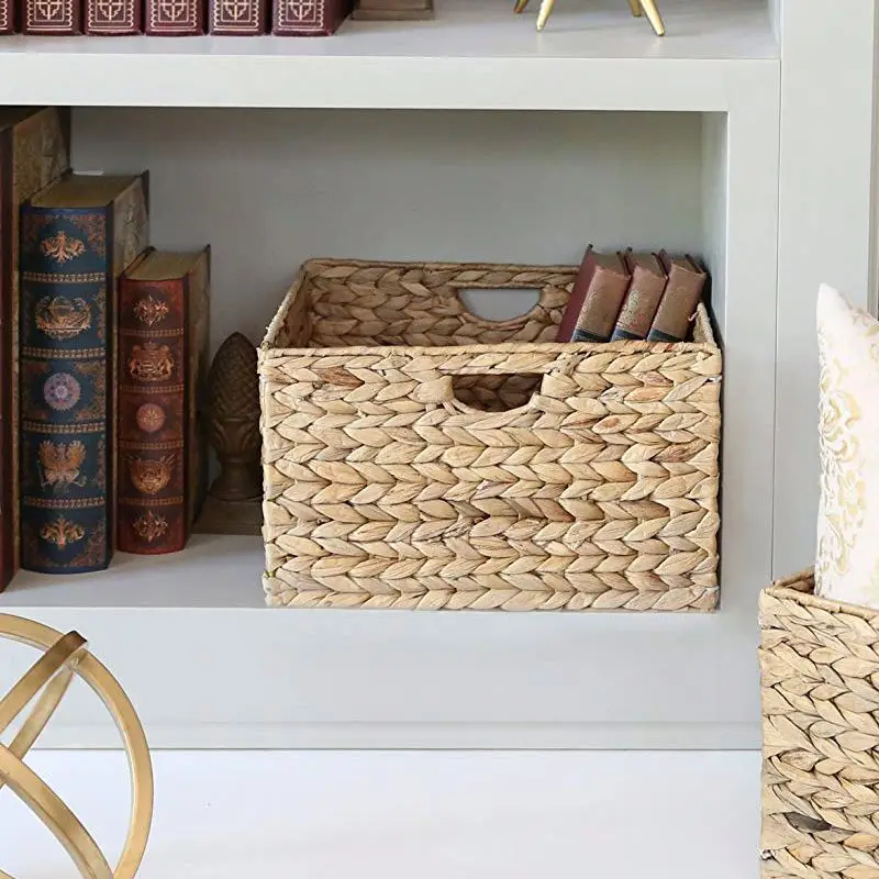 Home Use Handmade Water Hyacinth Storage Basket