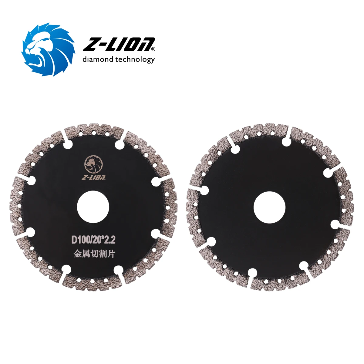 Z LION 100mm dekton tile saw blades vacuum brazed diamond small cutting discs