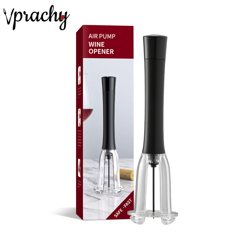 Professional Manual Wine Opener Effortless Air Pressure Corkscrew for Kitchen Bar