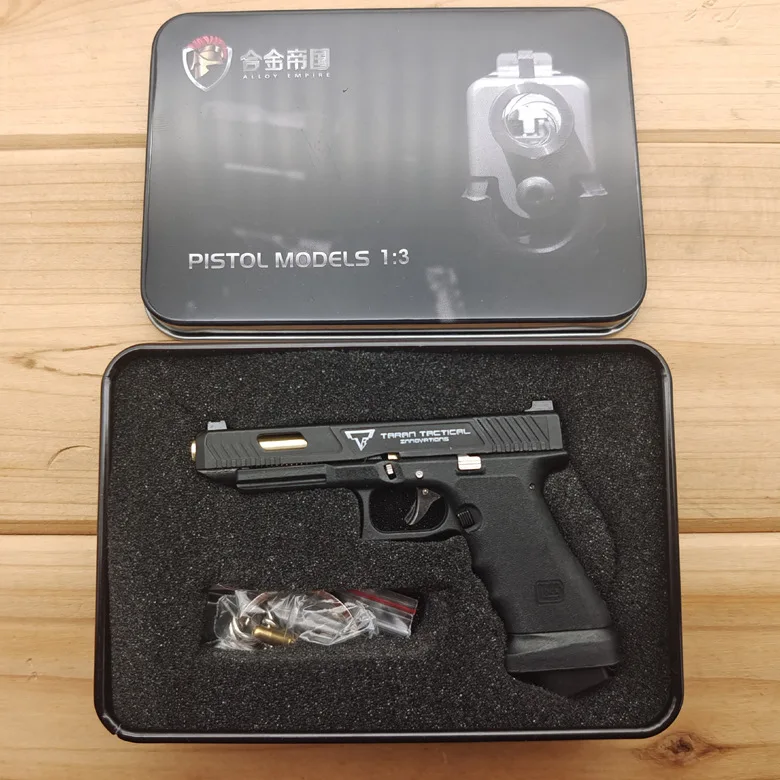 1:3 Alloy Empire Glock G34 Mini Alloy Guns And Weapons Army Pistol Toy Guns Removable Pistola Metal Guns